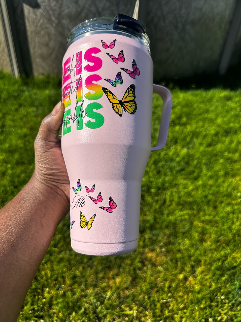 Image of 40oz. cup She is (Top & Bottom )NEW