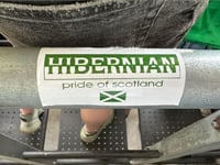 Image 3 of Pack of 25 10x5cm Hibs, Hibernian, Pride Of Scotland Football/Ultras Stickers.
