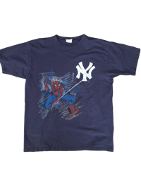 YANKEE SPIDER-MAN TEE. XL