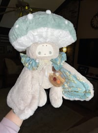 Image 1 of OOAK Almound flowers mushroom by Van Gogh (24 inches)  weighted