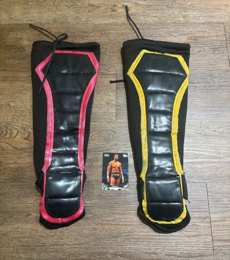 Ring Worn Black and Pink Kickpads 