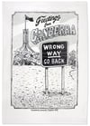 Canberra, Wrong way Go Back Tea towel