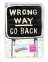 Canberra, Wrong way Go Back Tea towel Image 2