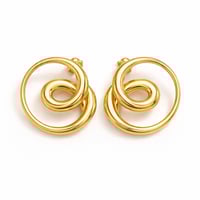 Image 1 of 	Twist Luxe Earrings