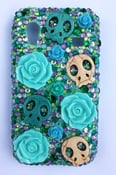 Image of Skull Roses Samsung Galaxy Ace Case