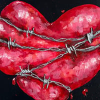 Image 1 of “big feelings” acrylic on canvas