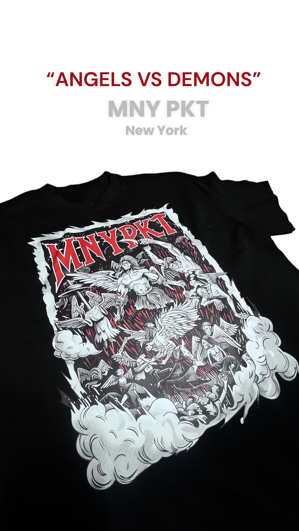 ANGELS VS DEMONS T-SHIRT// SERIES 1