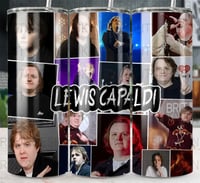 Lewis capaldi 20oz subliamtion tumblers 