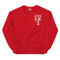 Image 4 of La Muerte by Jacobo Amador Crew Neck Unisex Sweatshirt (+ more colors)