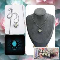 Image 1 of Glow-in-the Dark Lotus Flower Pendant