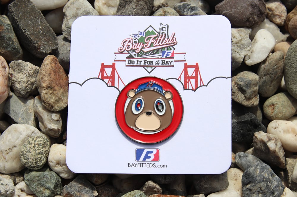 Image of Bear Pin - Classic Red