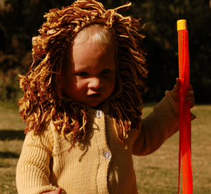 Image of Organic cotton handmade lion sweater