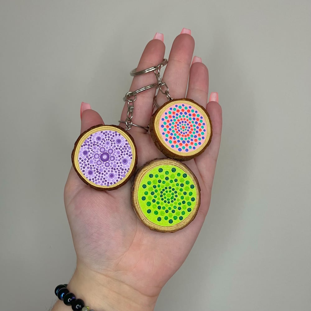 Image of mandala keychain