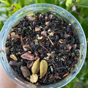 Image of Cacao Moroccan Mint Chai Tea / Blue Lotus Chai Tea 