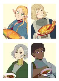Image 3 of Dungeon Meshi A5 Prints - 8 Options!