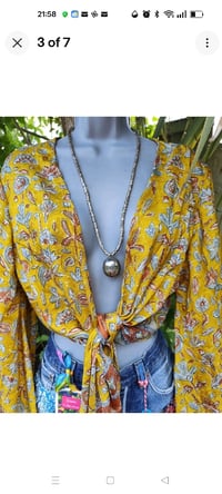 Image 6 of Stevie sari top-upto size 8-14