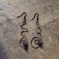 Image 1 of Purple Picasso Earrings