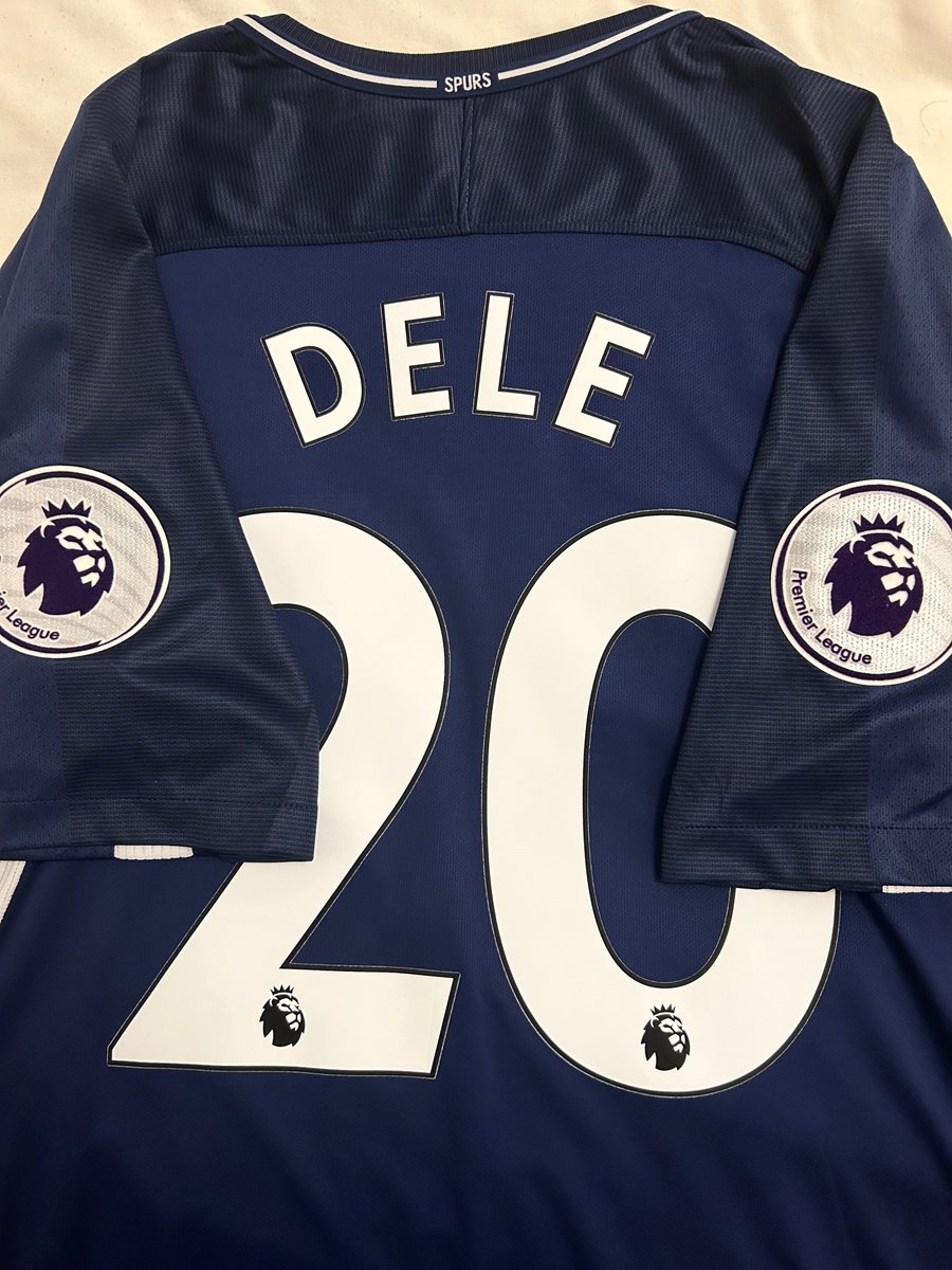 Image of  Tottenham Hotspur “DELE 20” 2017/18 Away Shirt + PL patches (L)