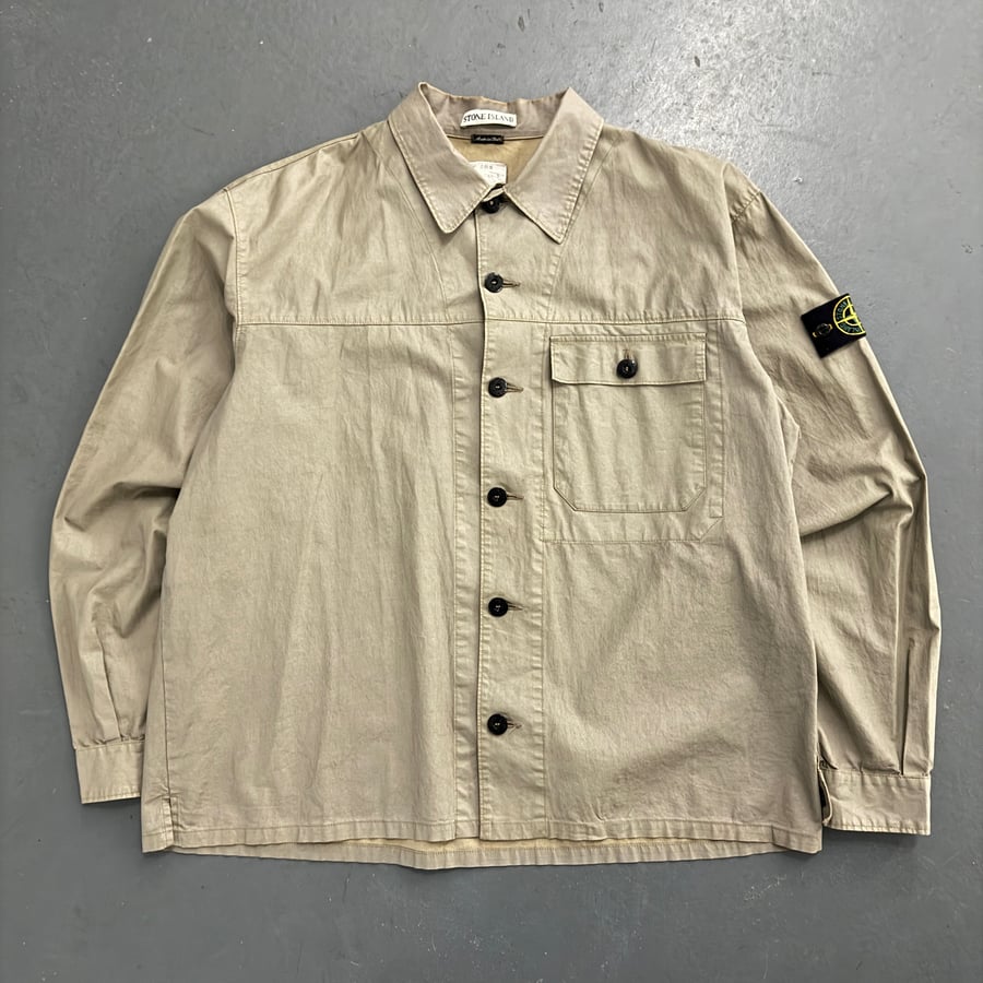 Image of SS 2000 Stone Island Spalmatura button up jacket, size XL