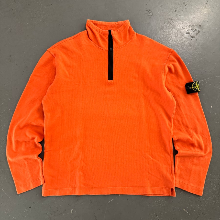 Image of SS 2006 Stone Island 1/4 zip up sweatshirt, size large