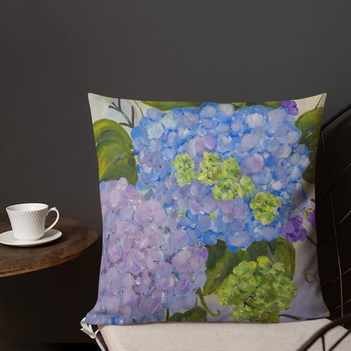 Image of Hydrangeas Pillow