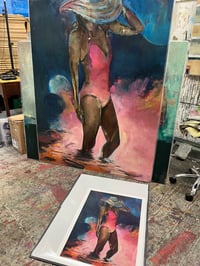 Image 9 of Artprint / Giclée / Kunsttryk / "Et øjeblik X"