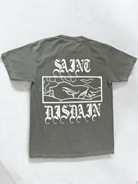 Image 3 of Embroidered Vintage Tee in Charcoal