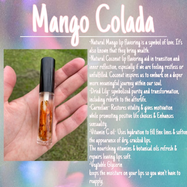 Mango Colada Infused Lip Gloss