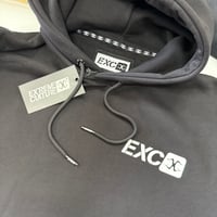 Image 3 of EXCHOODV1.0 (450 GSM)  hoody - Premium Black - FREE T SHIRT WITH ONLINE ORDERS  😁