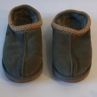 Image 4 of UGG Women's Green Suede Slip-On Shoes