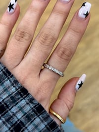 Image 1 of Multi-Shaped CZ Full Eternity band - Brand New