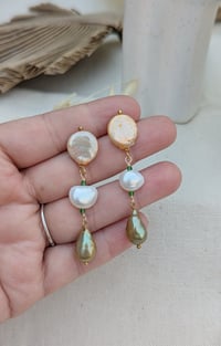 Image 2 of Tri-Color Freshwater Pearls 