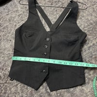 Image 4 of 00s button up vest 