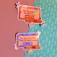 ☆STICKERS☆ Avisos molestos de PC 