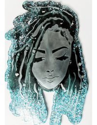 Image 1 of Loc girl Wall Art 