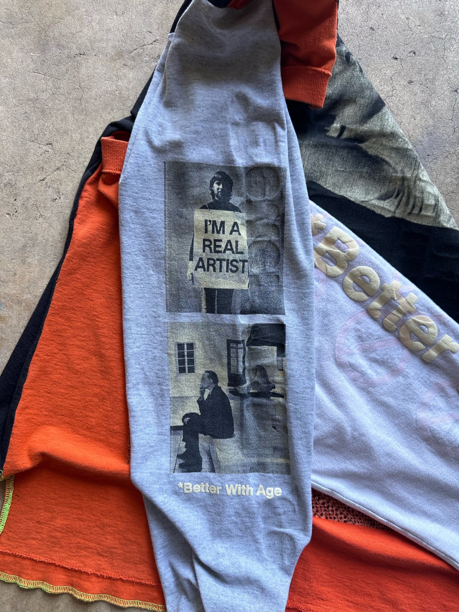 Image of Better With Age Upcycled Drug Longsleeve