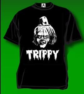 Image of TRIPPY The Clown Black & White T-Shirt
