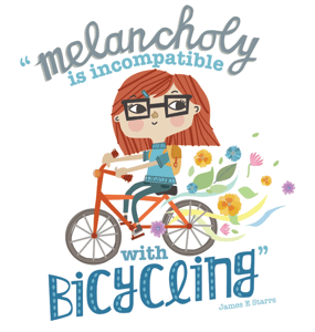 Image of Melancholy is Incompatible with Bicycling