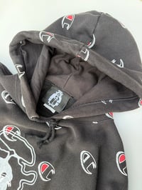 Image 3 of BLACK CHAMPION ANGEL HOODIE (XL)