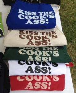 Image of Kiss The Cook's Ass apron