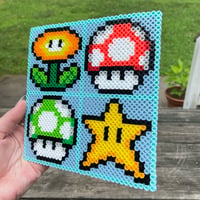 Image 3 of Super Mario Bros Perler Bead Decor