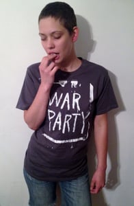 Image of War Party - Distressed Wood Screen Print Tee