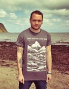 Image of &#x27;Mountains&#x27; Charcoal Tee.