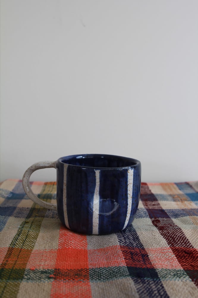 Image of Striped Mug - Midnight 