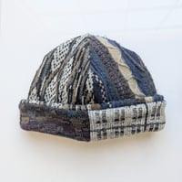Image 1 of Upcycled Reversible Beanie Cotton Blend 31
