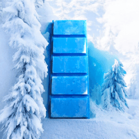 Iced Vanilla Woods Wax Melt Snap Bar 