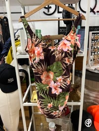 Image 1 of vintage brown flower 