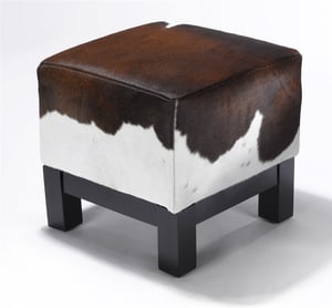Image of Ottomans Seville Brown & White