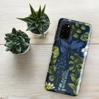 Image 12 of Art Nouveau Inspired Blue Boho Floral Tough case for Samsung®