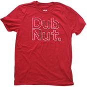 Image of Dub Nut. White/Old School Cherry